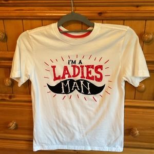 Boys valentine shirt size L 10/12